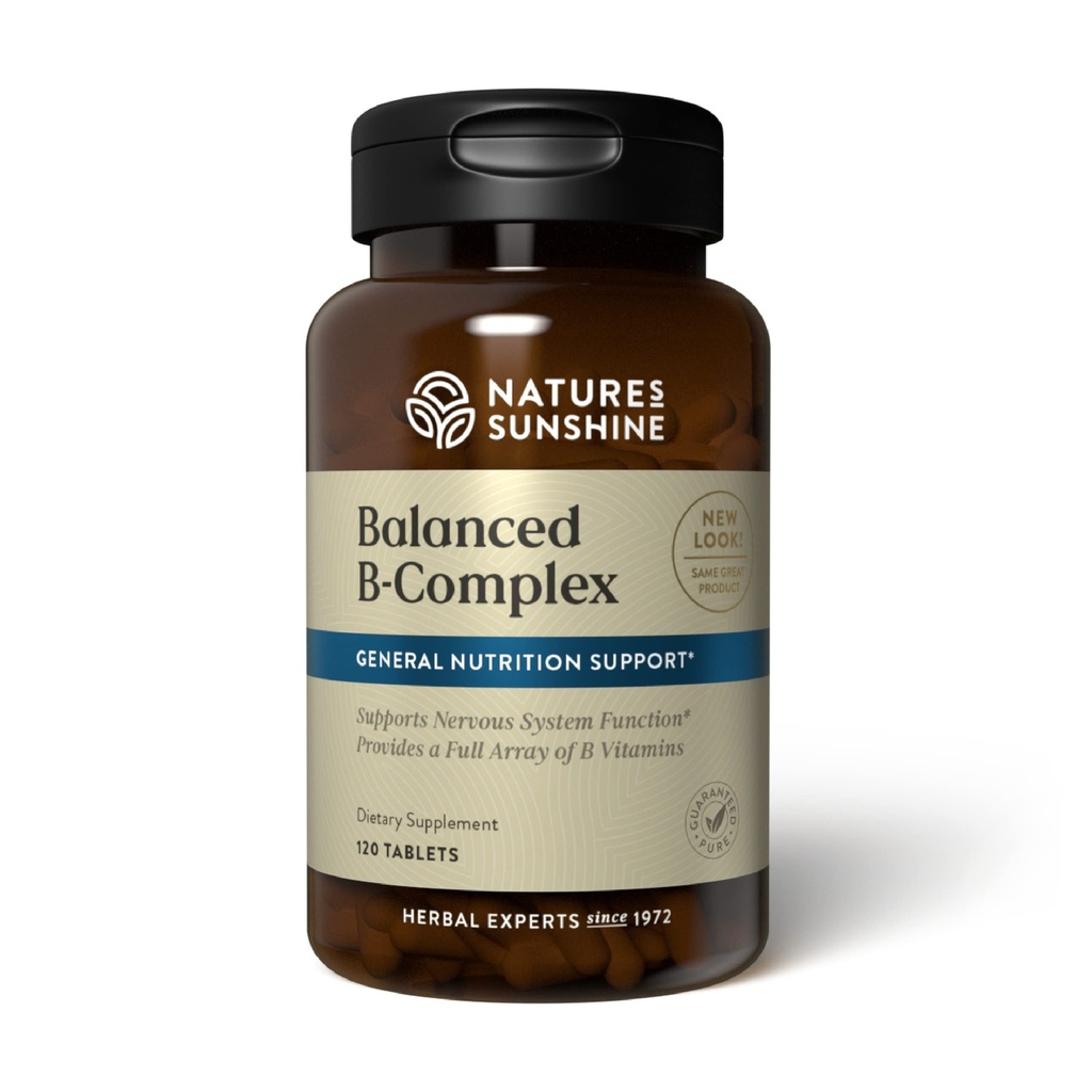 Nature's Sunshine Balanced B Complex, 120 tablettia 