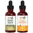 MaryRuth Organics Joint Health Liquid & Vitamiini D3+K2 Drops for Toddlers ... USDA Organic & Clean Label Project Varmennettu® ...