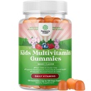 USDA Organic Kids Multivitamin Gummies - Vegan Organic Multivitamin för barn 2 + med 14 Vitaminer och mineraler - Dagliga Gummy Multivitaminer Vegan Nut Free & Non-GMO (120 greve)