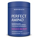 BodyHealth PerfectAmino Powder - BCAA ja EAA Powder for Pre and Post Treout - Aminohappo Energy Drink miesten ja naisten tukea Lean Lihas ja Recovery - Mixed Berry - 60 Tarjoilut