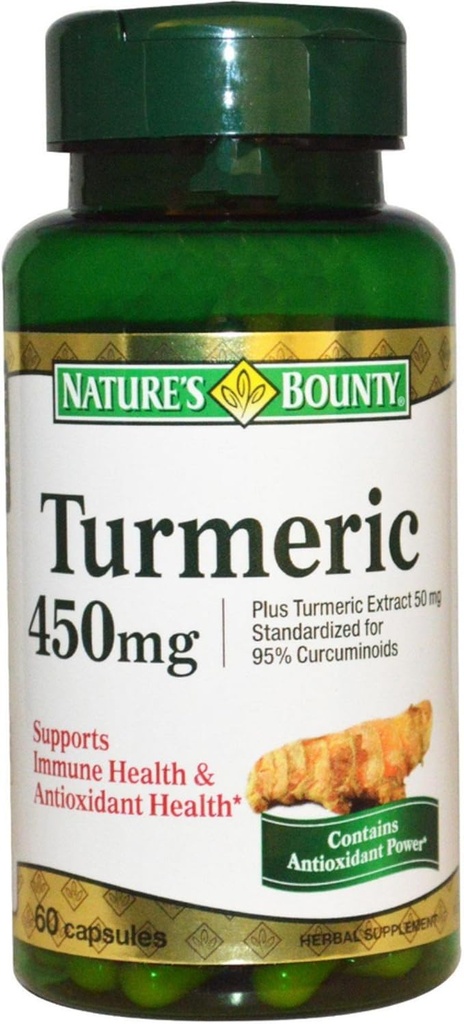 Luonnon Bounty Turmeric kapselit 60 kapselia (Pakki 2)