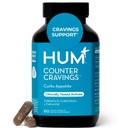 HUM Counter Cravings Kromi Lisäravinteet L Theanine, Seaweed Extract & Forskolin auttaa tukemaan ruokahalua, Cravings, ja Rutiinit, Gluteeniton, Kofeiiniton Formula, 60 Vegaanikapselit