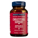 Wiley's Finest Wild Alaskan Fish Oil Cholesterol Support - Heart Health Supplement miesten ja naisten - 560mg Omega-3s - 90 Softgels (45 Tarjoilut)