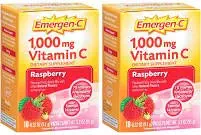 Emergen C Vadelma 2 Laatikot 20 paketit