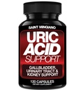Uric Acid Flush kihti tuki - 120 kapselia - tukee munuaispuhdistus Detox & Korjaus, Sappirakko-ja virtsateiden kysymykset - Essential for Detox & Joint Support - Karpalouute