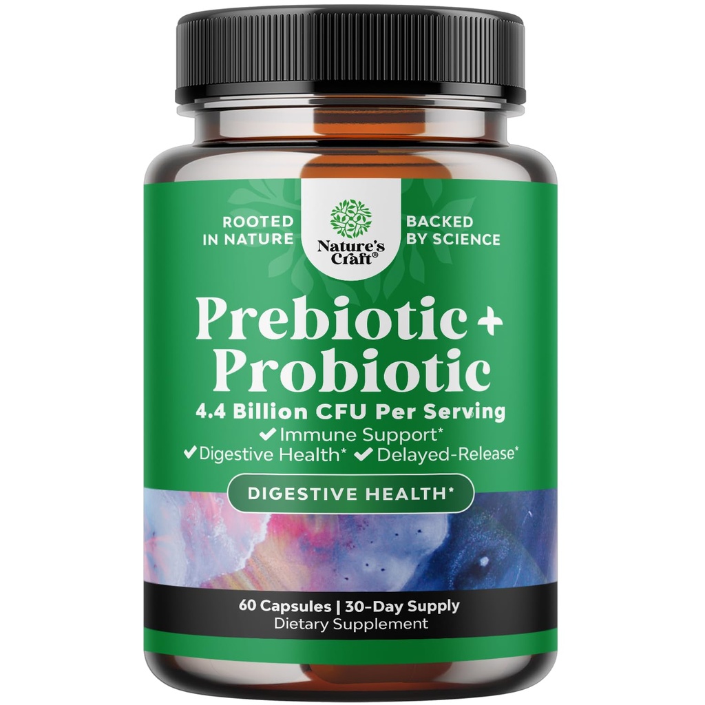 Prebiootit ja probiootit Gut Health Super Potent Digestive Health Acidophilus Probiootit Kapselit miesten ja naisten Probiootit ja prebiootit Colon digestiivinen tuki ja immuniteetit