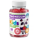 MORITZ Sugar-Free Calm Magnesium Gummies för barn och vuxna - Non-GMO Kids Magnesium Gummies - Raspberry Flavor - 1-Pack (60 greve)
