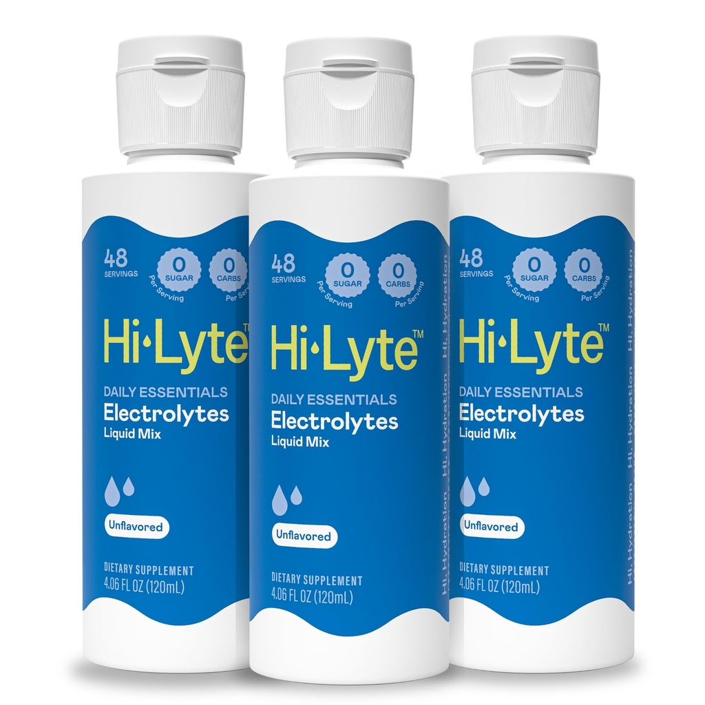 Hi-Lyte Daily Essentials Elektrolyytit Liquid Mix Mauton, 144 tarjoilua