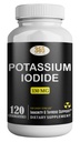 Kalium Iodide130 mg - KI Tabletit - Kalium130 mg - USA Made Kalium jodi pillerit YODO Naciente, Yoduro de potasio - 120 tablettia