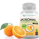 Liposomaalinen C 1400 mg per tarjoilu - 180 kasviskapselit Korkea Imeytyminen Askorbiinihappo, Lypo- pallomainen C-vitamiini Complex Immuno tuki täydentää tehokkaita antioksidantteja ja Collagen Booster