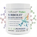Sorbolit Zeolite Detox - 7.05 oz Zeolite Powder Supplement Full Body Detox - Gut Cleanse, Cellular Liver Detox 200 päivää
