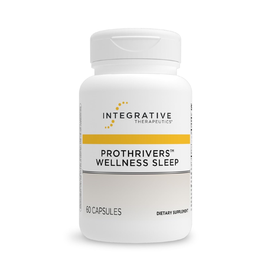 Integratiivinen Therapeutics ProThrivers Wellness Sleep - Sleep Support for Aikuinen* - Tuki melatoniinille ja magnesiumille - Vegaani, Gluteeniton & Dairy-free - 60 kapselia (60 tarjoilua)