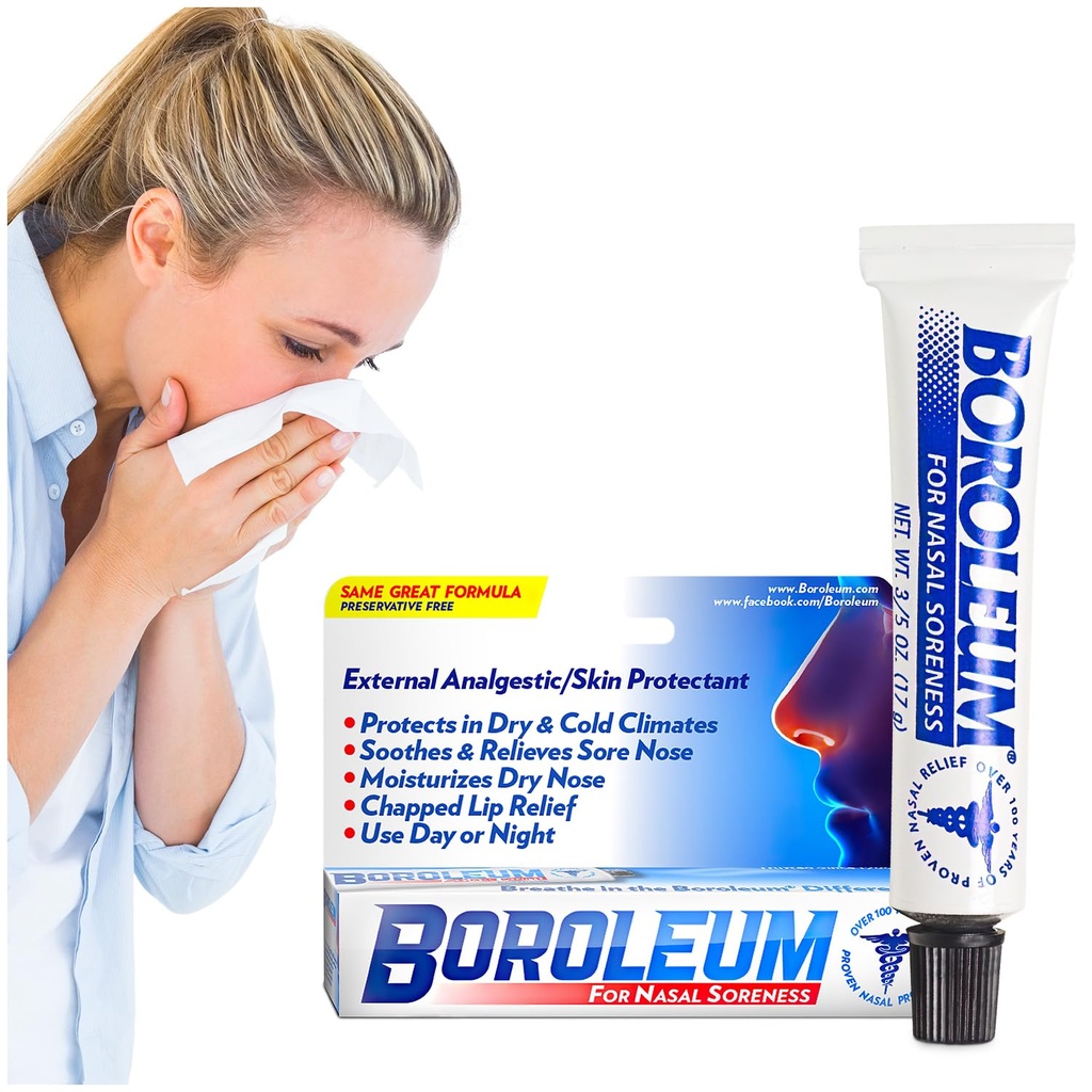 Boroleum för Nasal Soreness, 17 Grams, 3/5 Ounce Tube