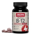 Jarrow Formulas Vitamin B12 5000 mcg - Maximal styrka för cellulär energi och hjärnhälsa, 90 Cherry Chewable Tablets, B12 Vitamins 5000 mcg