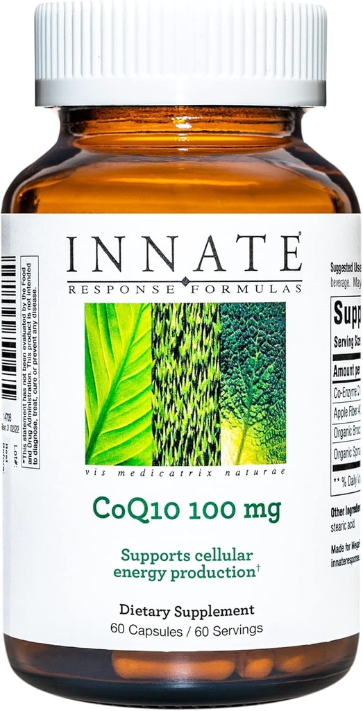 INNATE vaste Formula - CoQ10 100 mg, energiatuki Formula - 60 kapselia (60 tarjoilua)