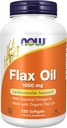 Now Foods Lisäravinteet, Pellavaöljy 1000 mg valmistettu Luomupellavaöljy, Kardiovaskulaarinen tuki*, 250 Softgels