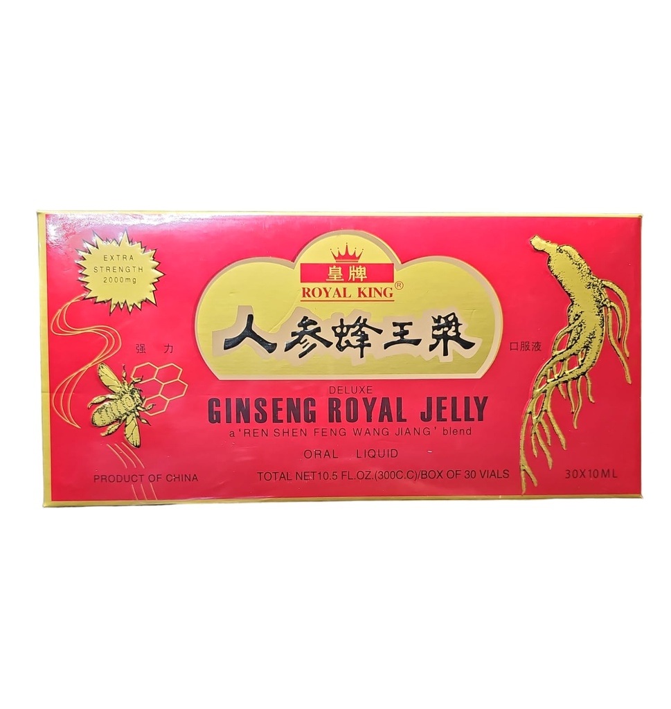 Royal King Deluxe Ginseng Royal Jelly Oral Liquid 60 injektiopulloa
