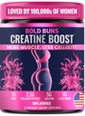 Rohkea Buns Creatine naisille Booty Builder täydentää Collagen & BCAA 