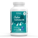 Jigsaw Health Alaskan Cod Liver Oil | 900 mg Omega-3 med EPA, DHA och DPA | Inkluderar naturligt förekommande vitaminer A & D | 180 Softgels | 60 portioner