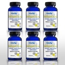 Plus - Organic Plant Base lähde kalsiumlisä D3, k2, magnesium Glycinate ja Mangaani (720 Count) Pakkaus 6