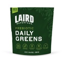 Laird Superfood Prebiotic Daily Greens Powder - Essential Vitamins & Minerals - Prebiotic Fiber, Adaptogen och Fruits & Vegetables - Stöder Gut Health - Non-GMO, Vegan - 14,8 oz Bag, Pack med 1
