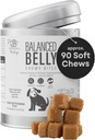 Tasapainoinen Belly Probiootit koirille Ruoansulatusterveys purut Prebiootit, Allergia & Joint Support Probiootti koira täydentää Gut Health, ripuli Relief, ja kutina ihon . 90 pehmeät purut