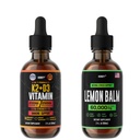 HERBIFY Bundle - K2 ja D3 Drops & Lemon Balm Tincture - Bone Strength & Mood Boost