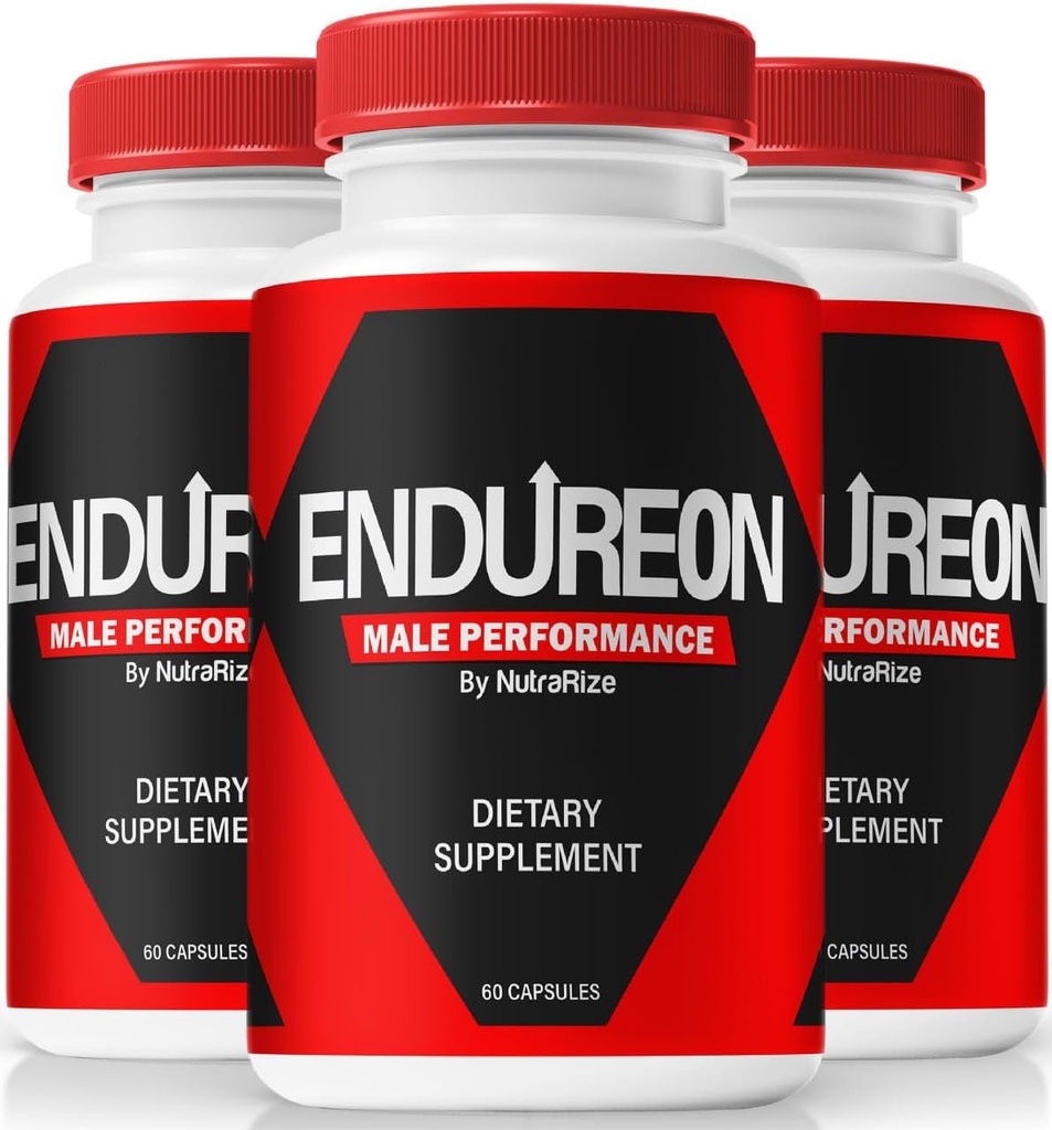 (3 Pack) Endureon Mies Performance Pillerit - Original Miesten Formula Natural Blend tukea Performance, Stamina ja Energy ...