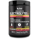 Pre-Workout Electrolyte + Energy Powder Drink Mix (90 portioner | Rosa Lemonade) w / 0 Sugar +BCAAs +B-Vitamins Electrolyte Supplement w Potassium Zinc & Magnesium för Hydration - Keto Electrolytes