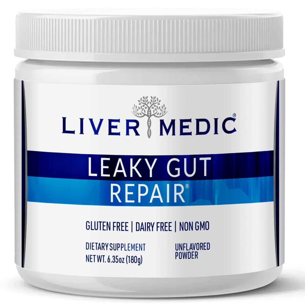 Vuotava Gut Repair Gut Health Support Powder Glutamiini Slippery Elm for IBS Heartburn Relief Turvotus Soothe Smoach for Women & Men Capsules (Ei maustettu) 180g