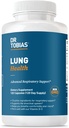 Tobias Lung Health Supplement with C-vitamiini, Butterbur, Quercetin & bromelain, Advanced Lung Cleanse Detox Formula for Bronchial & Respiratory System, non-GMO, 120 kapselia, 120 tarjoilua