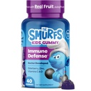 Smurffit Lapset Immuuneja Tuki Gummies ... Musta Elderberry C-vitamiini ja Sinkki Kids Immuniteetti Gummies... Valmistettu todellisilla hedelmillä... Tohtori Kehitetty ei-GMO & ei keinotekoisia makuja tai värejä... 40 Gummies