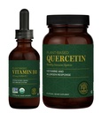 Global Healing Center - Vitamin D3 5000IU & Quercetin 250mg - Stöder ben och immunsystem, andningshälsa