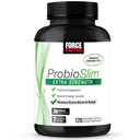 FORCE FACTOR ProbioSlim Extra Strength Probiootit naisille ja miehille 30 miljardia PMY Probiootit varten digestiivinen terveys, turvotus helpotus, ja Gut Health, Prebiotic Fiber, 120 kapselia