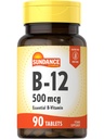 Sundance-vitamiini B-12 ... 500 mikrog... 90 kasvisruokaa...