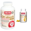 Jaarrow Formula QH- Absorb 100 mg Max Imeytyminen - CoQ10 Ubikinoli & D3-vitamiini 62, 5 mikrog (2 500 IU) - 100 annosta (Softgels)