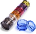 Cylindrisk Pocket Pharmacy Moisture-Proof Travel Pill Organizer Gratis Kombination Av Sju Färger Pill Box 7 Dag
