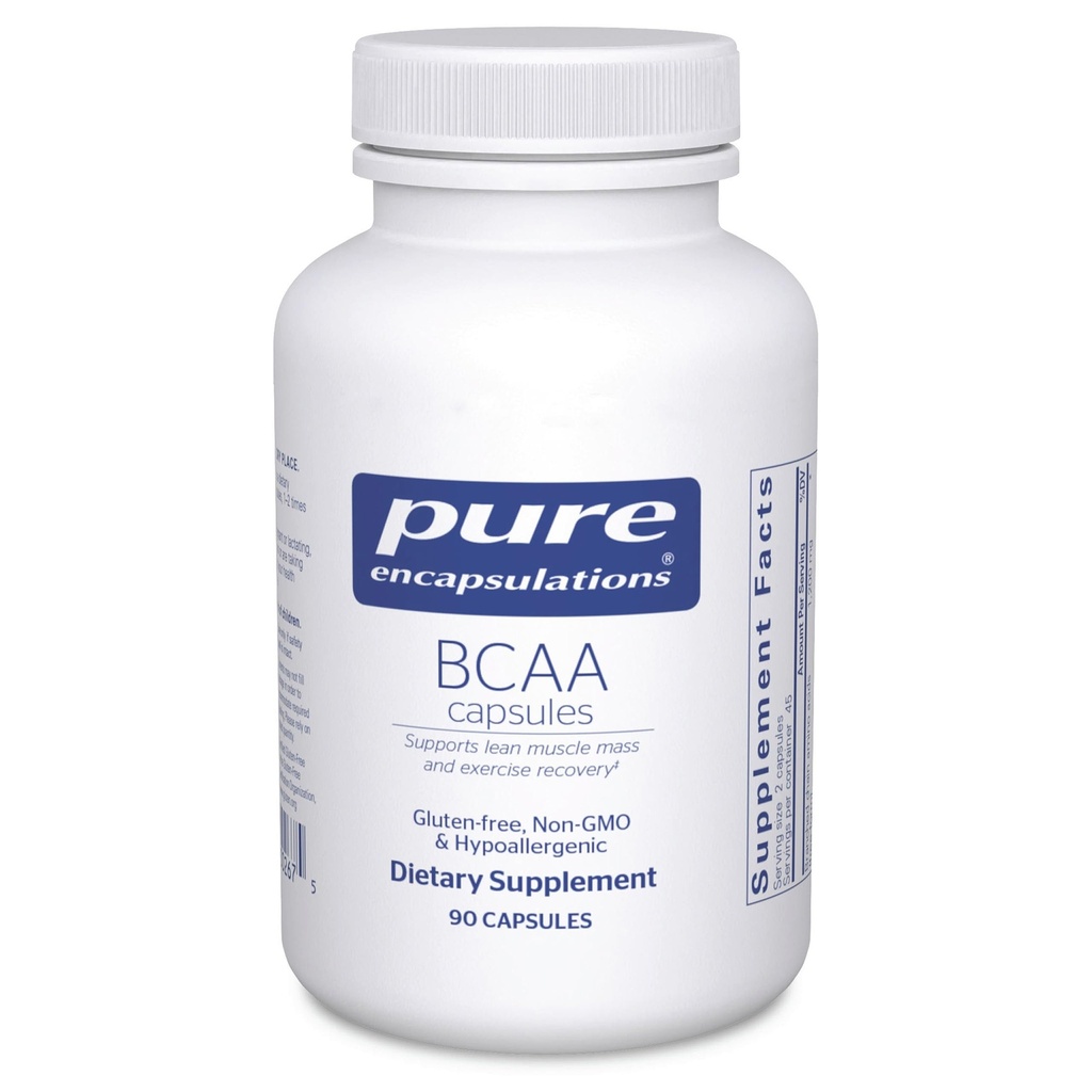 Puhtaat kapselit BCAA kapselit Hypoallergenic täydennysosa tukea lihasten toimintaa aikana harjoitus* ... 90 kapselia