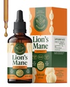HERBAMAMA Lions Mane Tincture - Vegan Focus & Nerve Support med Lion's Mane Mushroom Extract - Hericium Erinaceus Brain Support Supplement - Icke-GMO, alkohol och sockerfri - 84-dag Supply