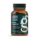 Gaia Yrtit Musta Seed Oil - Kylmäpaineiset kapselit keuhkojen, hengitysteiden ja antioksidanttien tukea - orgaaninen Nigella siemenöljy - kasviperäisten täydentää - 60 Vegan Liquid Phyto-Capsules (30-päivä Supply)