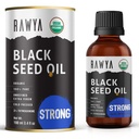 RAWYA Black Seed Oil - Extra Strong Taste, High TQ, Cold Pressed, Glasflaskor, Nigella Sativa Oil, Great for Skin & Hair Care, Black Cumin Seed, Kalonji, 100% Certified Organic - 3.4 Fl Oz,