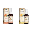 Elämänpuutarha Orgaaniset aineet B12-vitamiini - Koko ruoka B-12 aineenvaihduntaa ja energiaa & D3-vitamiinia 1000 IU per ruisku