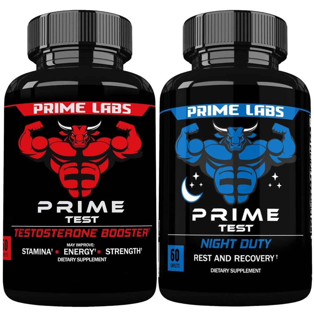 Prime Labs Prime Testosteron Booster + Night Duty Sleep Supplement