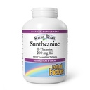 Natural Factors Suntheanine L-Theanine 100 mg - Health Supplement for Calm Outlook - L-Theanine täydentää tukee rentouttava uni ja aidsia vastaan Drowness - 120 purutabletit (60 tarjoilua)
