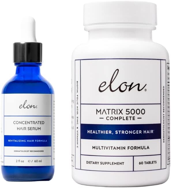 Elon Matrix 5000 Täydellinen monivitamiini (60 päivän tarjonta) Tiivistetty hius seerumi