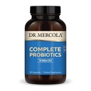 Dr Mercola Complete Probiotics - 70 miljarder CFU - Stöder Immune, Digestive & Gut Health - Funktioner 10 Stammar - Shelf Stable - GMO-Free, Gluten-Free & Soy-Free - 90 kapslar (90 portioner)
