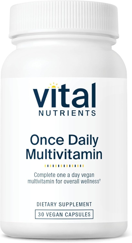 Elinravinteet Kerran päivässä Multivitamiini . Vegaani Multi naisille ja miehille.