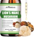 Lions Mane Liquid - Aivojen tuki, energia, muisti & Focus - Sokeri ja alkoholiton Lions Mane täydentää - 2 Fl OZ, 2 kuukauden tarjonta