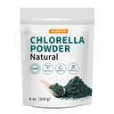 Chlorella Powder Natural-Chlorophyll Powder, stöder Immune System & Liver Function, Håll ungdom, Vegan, Rich i Vegan Protein och Vitaminer, 8 uns.