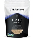 Terrasoul Superfoods Organic Date Sugar, 1 Lb - Low Glycemic | Unrefined